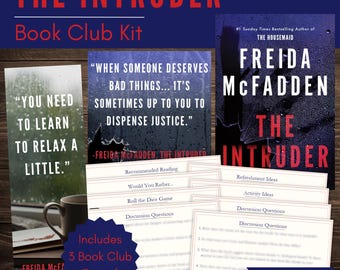 The Intruder Book Club Kit and Discussion Guide | The Intruder by Freida McFadden Book Club Favors
