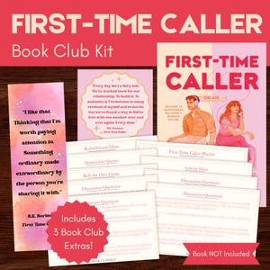 Kit do Clube do Livro "First Time Caller" | Guia de Discussão em Grupo do Livro "First Time Caller" de B.K. Borison
