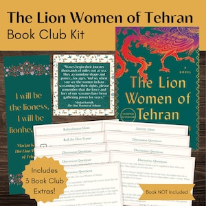 The Lion Women of Tehran Book Club Kit | The Lion Women of Tehran by Marjan Kamali Book Group Discussion Guide