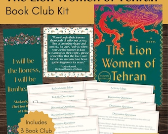 The Lion Women of Tehran Book Club Kit | The Lion Women of Tehran by Marjan Kamali Book Group Discussion Guide