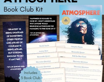 Atmosphere Book Club Kit and Discussion Guide | Atmosphere by Taylor Jenkins Reid Book Group Questions