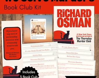 We Solve Murders Book Club Kit and Discussion Guide | We Solve Murders by Richard Osman Book Group Questions