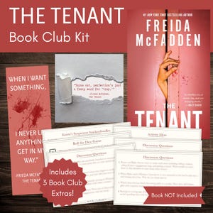 The Tenant Book Club Kit and Discussion Guide| The Tenant by Frieda McFadden Book Group Questions
