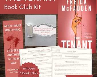 The Tenant Book Club Kit and Discussion Guide| The Tenant by Frieda McFadden Book Group Questions