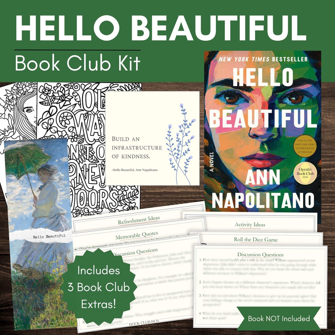 Hello Beautiful Book Club Kit and Discussion Guide | Hello Beautiful by ...