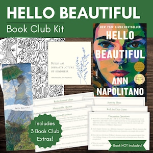 Hello Beautiful Book Club Kit and Discussion Guide | Hello Beautiful by Ann Napolitano Book Group Discussion Questions