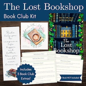 The Lost Bookshop Book Club Kit and Discussion Guide | The Lost Bookshop by Evie Woods Book Group Questions
