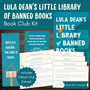Lula Dean&#39;s Little Library of Banned Books Book Club Kit and Discussion Guide
