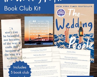 The Wedding People Book Club Kit and Discussion Guide | The Wedding People by Alison Espach Custom-made Bookmark and Quote Printables