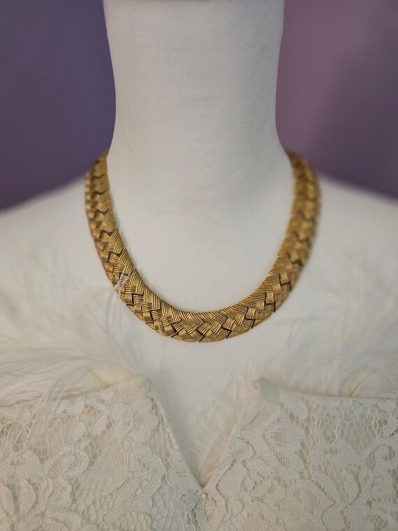 Napier Braided Statement Necklace - image 4