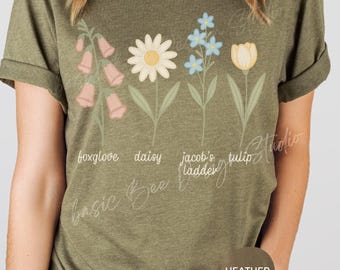 Subtle Floral FDJT FDT t-shirt
