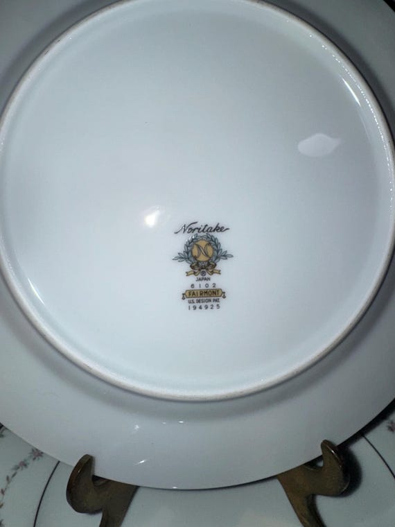 未使用Noritake フェアモント皿 6枚セット A Set of 6 Noritake Fairmont Salad Plates - Etsy