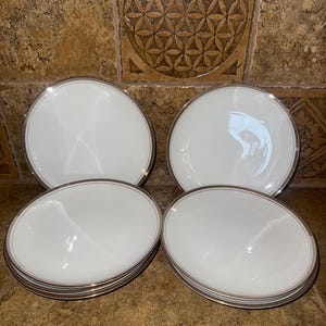 7 Royalton China Co Translucent Porcelain Plates “6.25