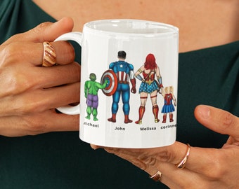 Best Dad Ever - Personalized Mug - Father's Day Gift For Super Dad