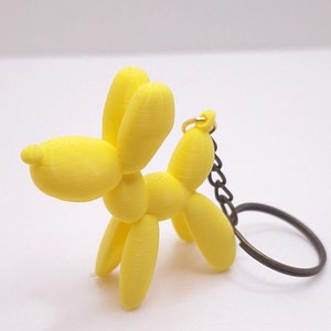 Dog Balloon Keychain | Funny 3D Model STL File | Unique Keychain Design | Perfect Gift for Dog Lovers, dijital file.stl file 3d model