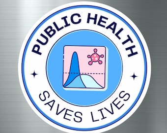 Public Health Saves Lives Magnet: MPH Student Gift, 3" Vinyl