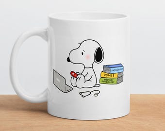 Medical Student Studying Mug, Gift for Medical School, Future Doctor