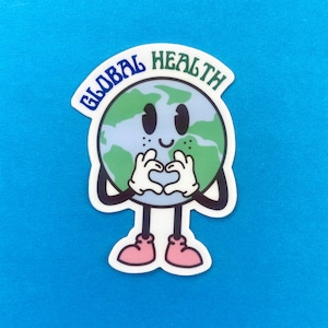 Global Health Sticker, International Medicine, MPH, Epidemiology