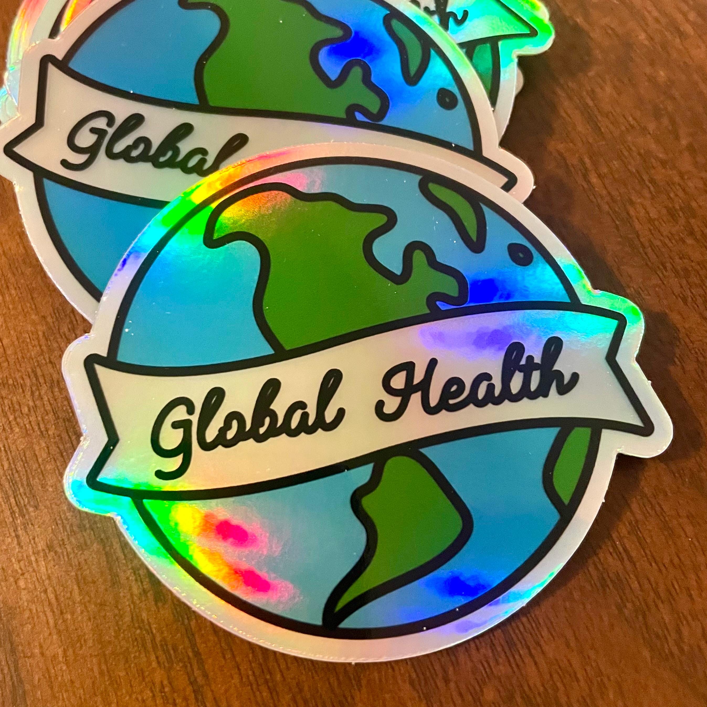 Global Health Sticker, Waterproof Vinyl Decal - Etsy