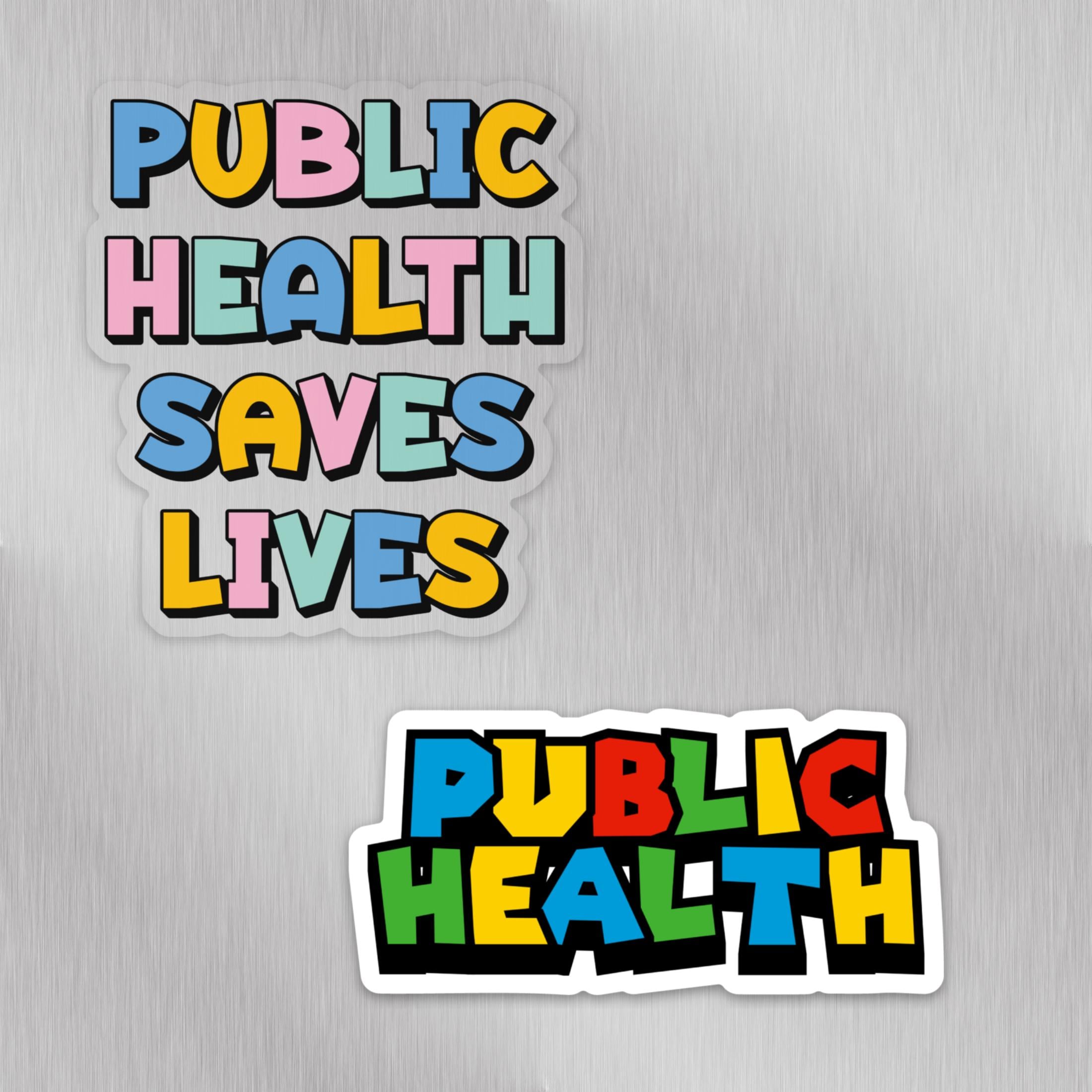 Sticker Health Science Public Health Sticker Pack – Gift for MPH, Epidemiology, Biostatistics ...