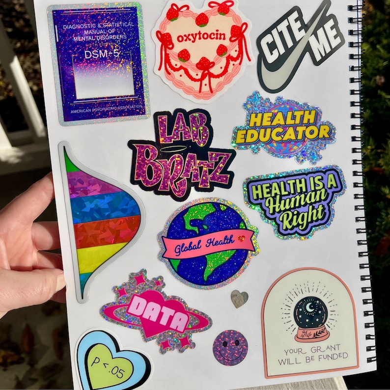 Crea tu propio paquete de pegatinas, paquete de pegatinas de vinilo personalizadas imagen 9