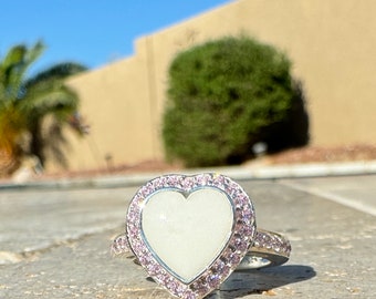 Heart of Colors Ring- Breastmilk/ Keepsake/ Ashes