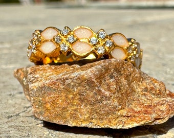 Double Stacker Diamond Breastmilk/ Keepsake Ring