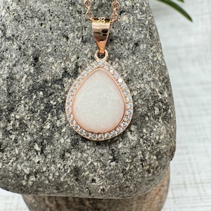Tear Drop Necklace- Breastmilk/ Keepsake Necklace