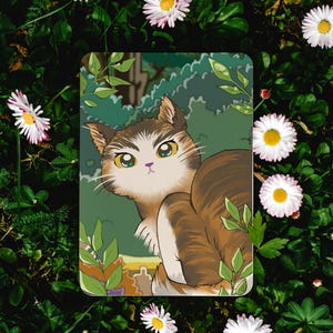 Stampa artistica di gatto adorabile, poster di gatto carino per l&#39;arredamento della casa, l&#39;asilo nido o l&#39;ufficio - Regalo perfetto per gli amanti dei gatti - Arte da parete stampabile del gatto unico