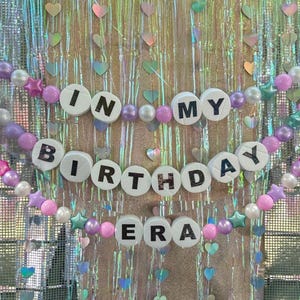 Personalized Jumbo Friendship Bracelet Decor: Pop Star Birthday Party