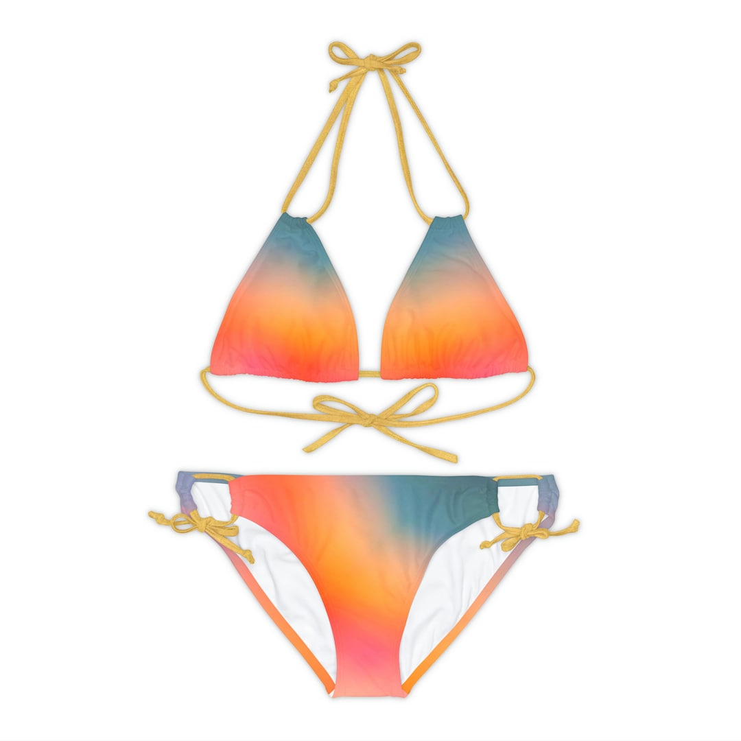 Decorative Full Coverage Bikini Bottom - Ocean Aura