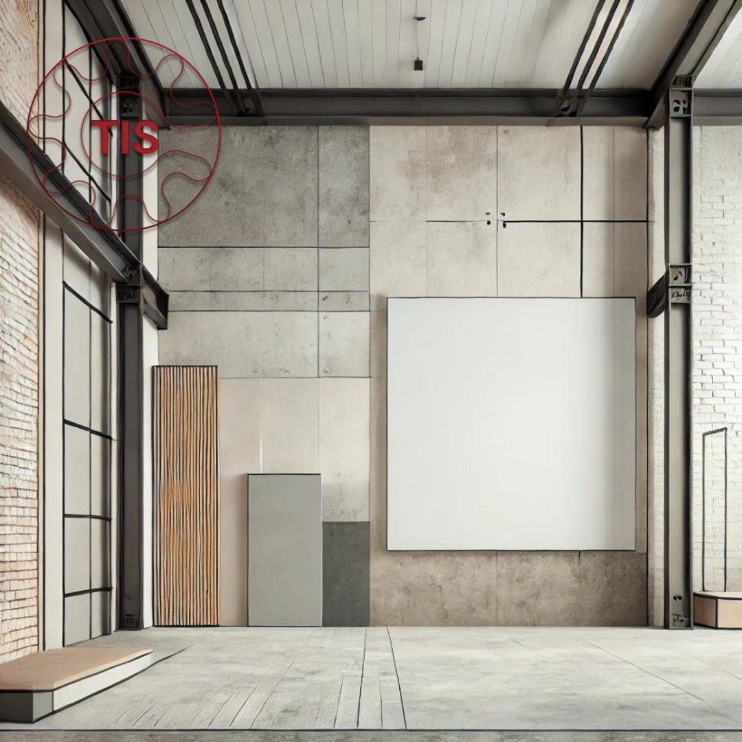 Industrial Minimalist Wall Art Ideas Reference: Industrial Minimalism Wall Art Display