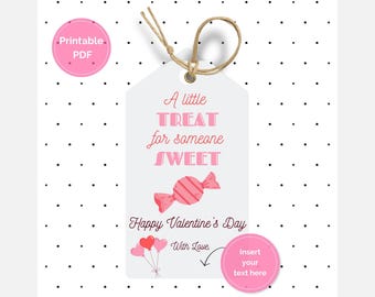 Valentine's Day Printable Gift Tags. Cute Valentine's Day Gift Tags. Printable Gift Tags. Valentine's Gift Tags
