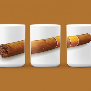 Cigars Mug Cigars Gift Cigar Coffee Mug Cigar Lover Gift Cigar Mugs Smoker Gift Funny Cigar Mug Cigar Gift. Gift For Smoker Gift for him Dad