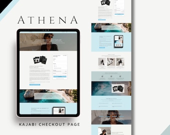 Athena Checkout Page Kajabi Template for Life Coaches & Course Creators