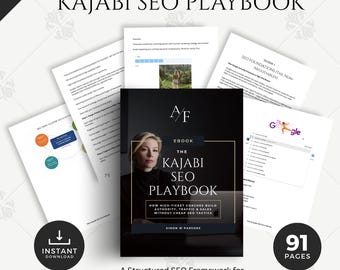 Kajabi SEO Ebook for Coaches and Course Creators, 91 Page PDF Guide