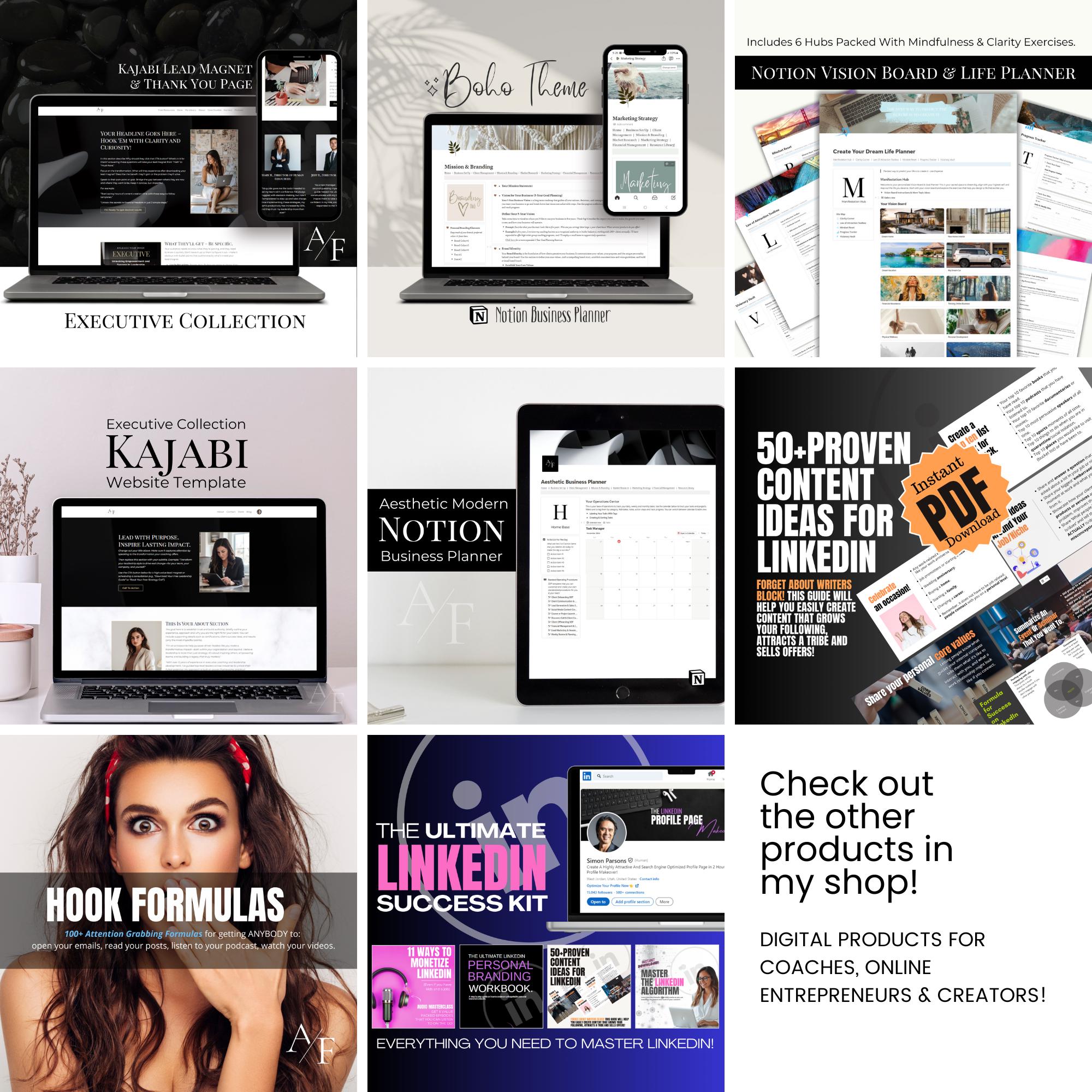 Kajabi Website Template for Coaches Kajabi Website Theme Woman