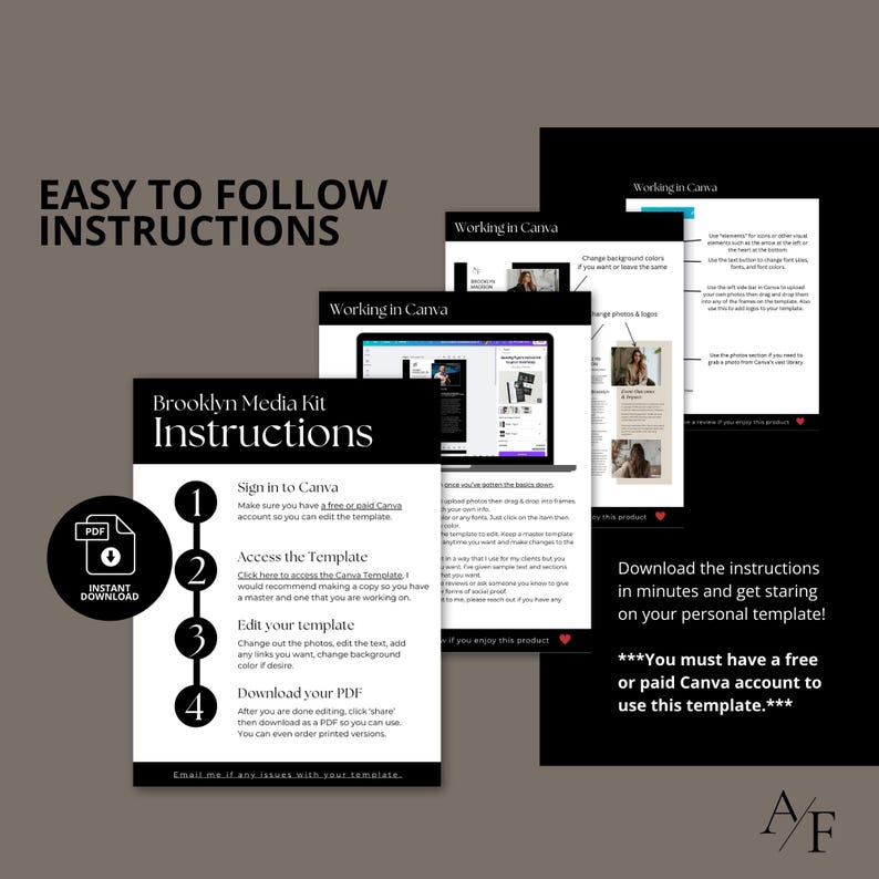 This Ebook template comes with detailed instructions on how to use.
