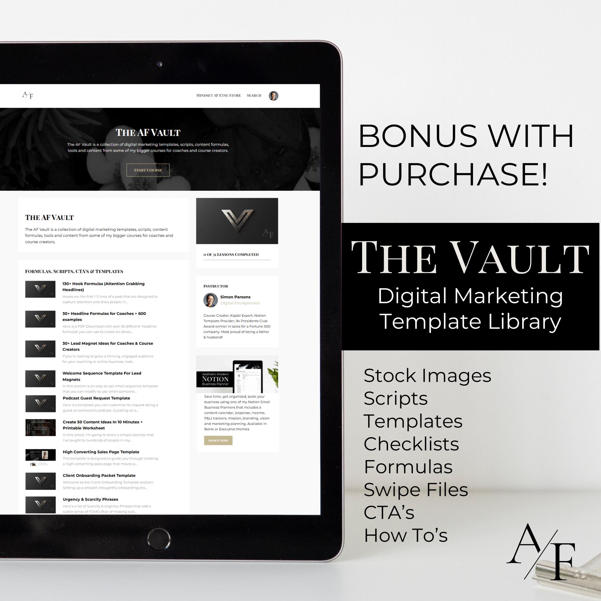Highend Kajabi Sales Page Template Elegant Funnel Design for Women