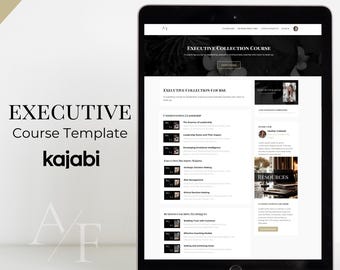Elegant Kajabi Course Template: Luxe Minimalist Design