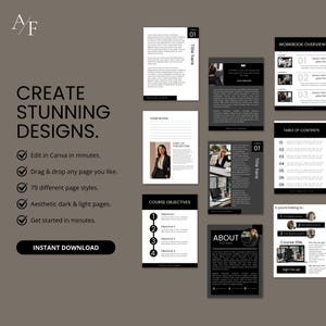 Use Canva's free or paid app and start designing your ebook in minutes.