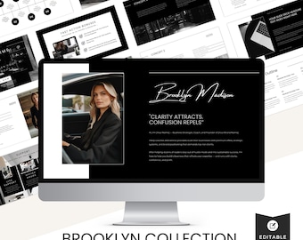 Webinar Canva Template: 60-Slide Presentation for Coaches (Digital Download)