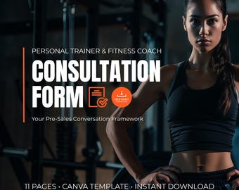 Personal Trainer Consultation Form Template & Sales Script For Fitness Coaches