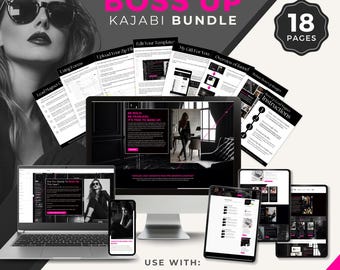 Bold Kajabi Template Bundle – Website, Sales Page & Funnel for Coaches and  Female Entrepreneurs