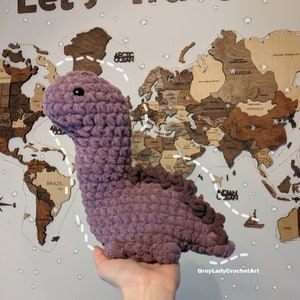 Purple Dino Plush