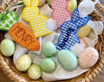 Easter basket name tag