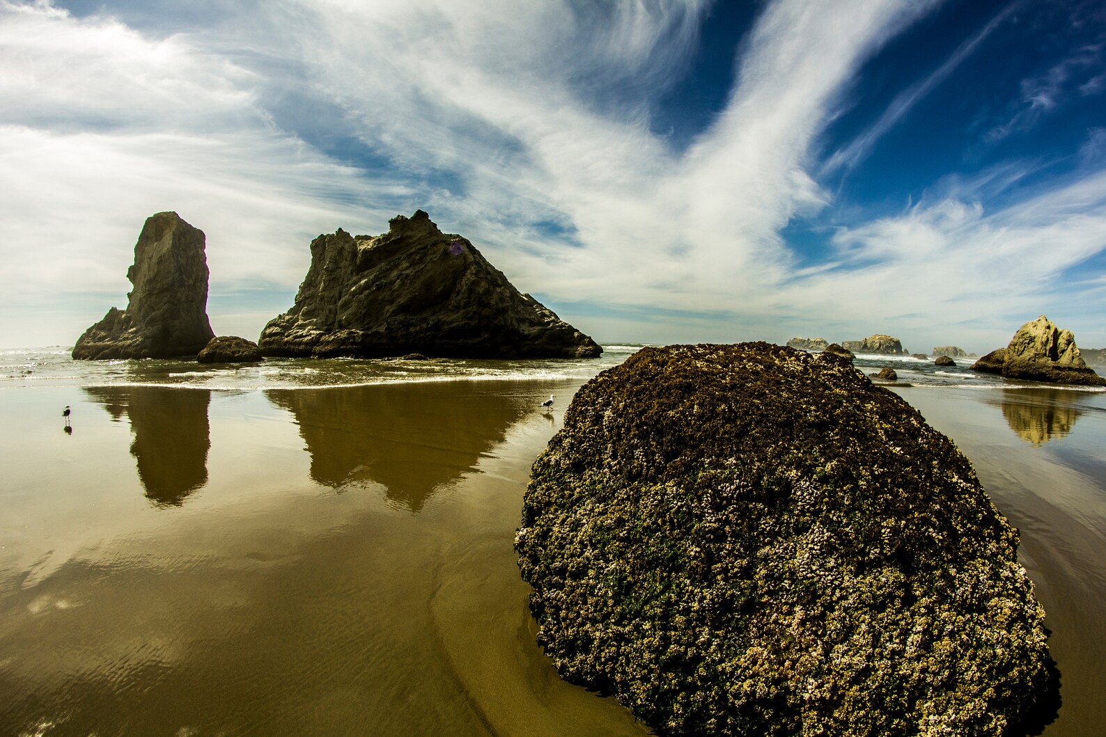 Bandon Beach Mighty Reflecting Rocks Oregon Coast Prints, Bandon Beach ...