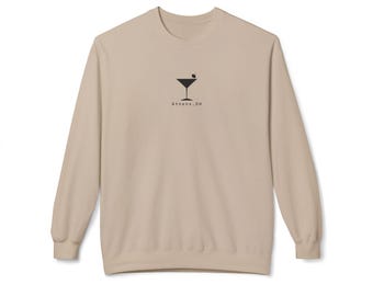 Sudadera unisex de cuello redondo de polar suave y de peso medio de Athens, Ohio con Martini