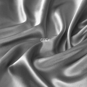 Green Charmeuse Silky Soft Satin Sold by the yard Fabric 60 Wide Inches Used for Decorations, Clothing, Wedding, Dresses