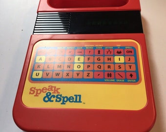 Vintage Speak and Spell, Tested & Working With Fresh Batteries